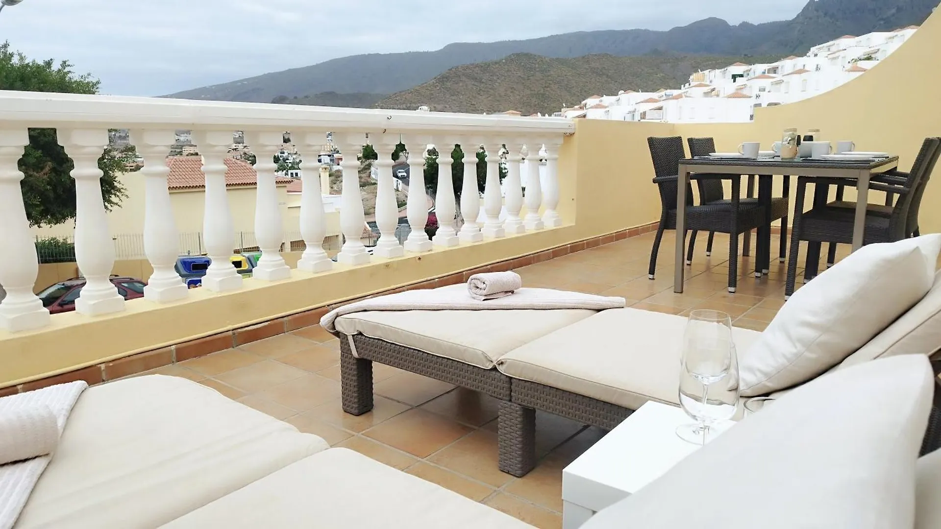 Charming & Sunny Apartment With Ocean View Costa Adeje  Spain