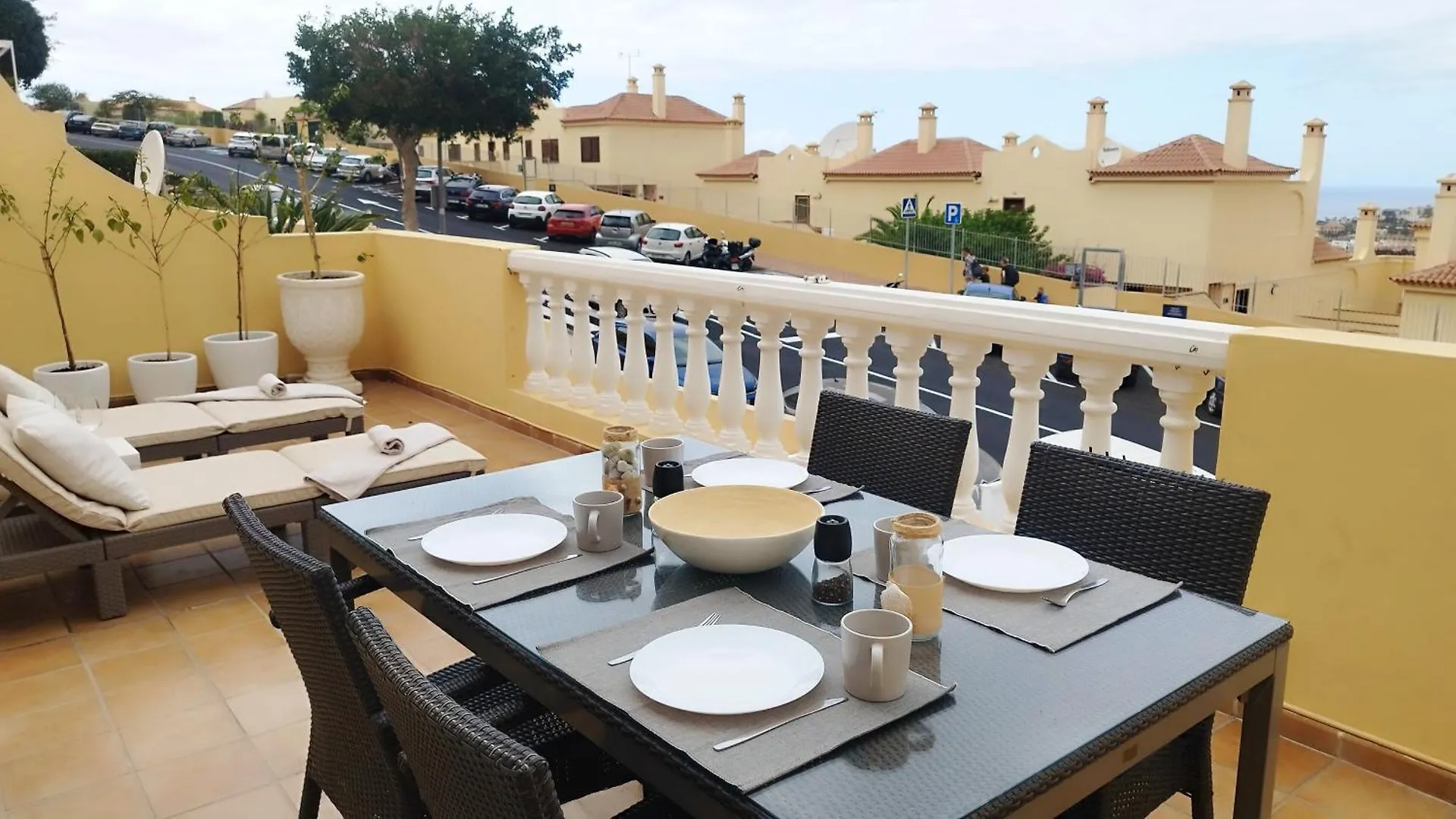 Charming & Sunny Apartment With Ocean View Costa Adeje  Spain